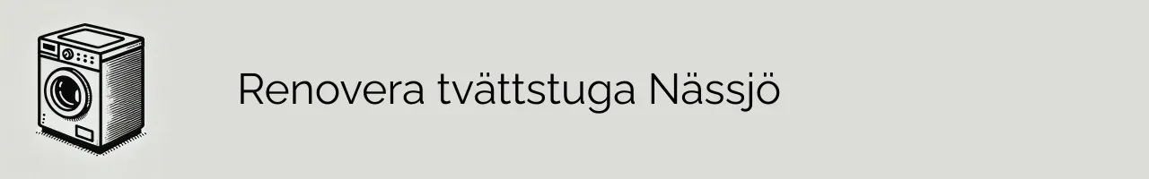 Renovera tvättstuga Nässjö